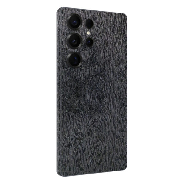 Premium Black Wood Texture 3M Mobile Skin Wrap – Skins Wala
