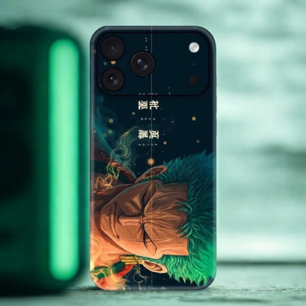 Midnight Anime Warrior custom printed mobile skin matte finish - Skins Wala