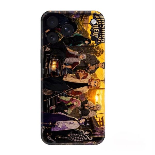 Dark Samurai Street Art custom printed mobile skin matte finish - Skins Wala