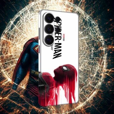 Spider Man Red Shadow Character custom printed mobile skin matte finish - Skins Wala